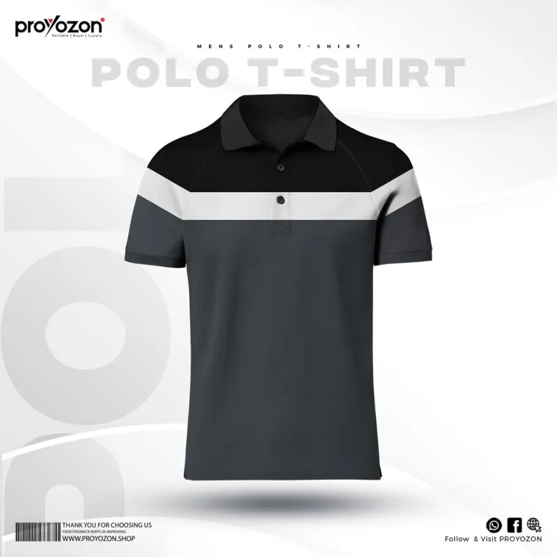 Black Ash Polo T Shirt