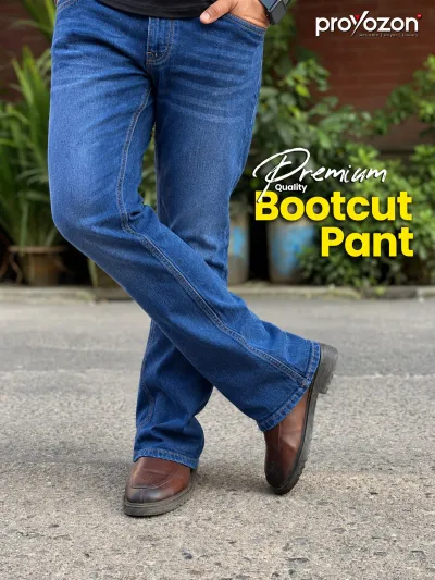 Premium Bootcut Pant – Dark Blue