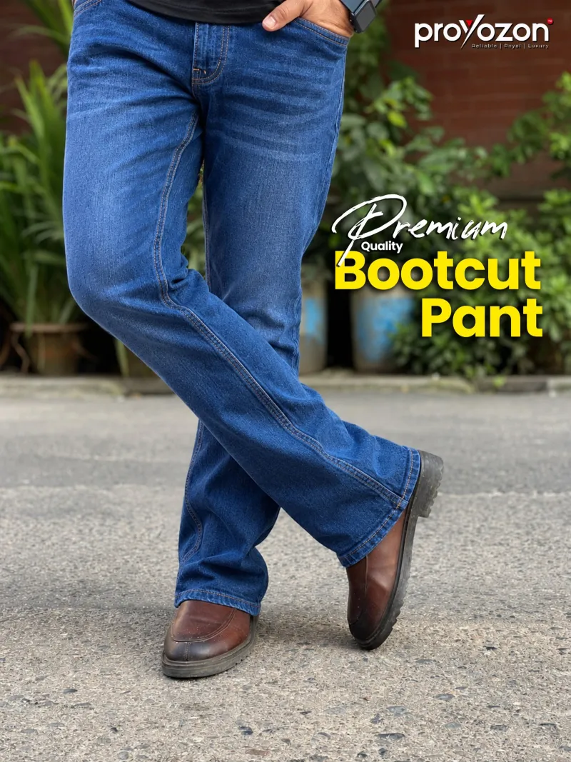 Premium Bootcut Pant – Dark Blue